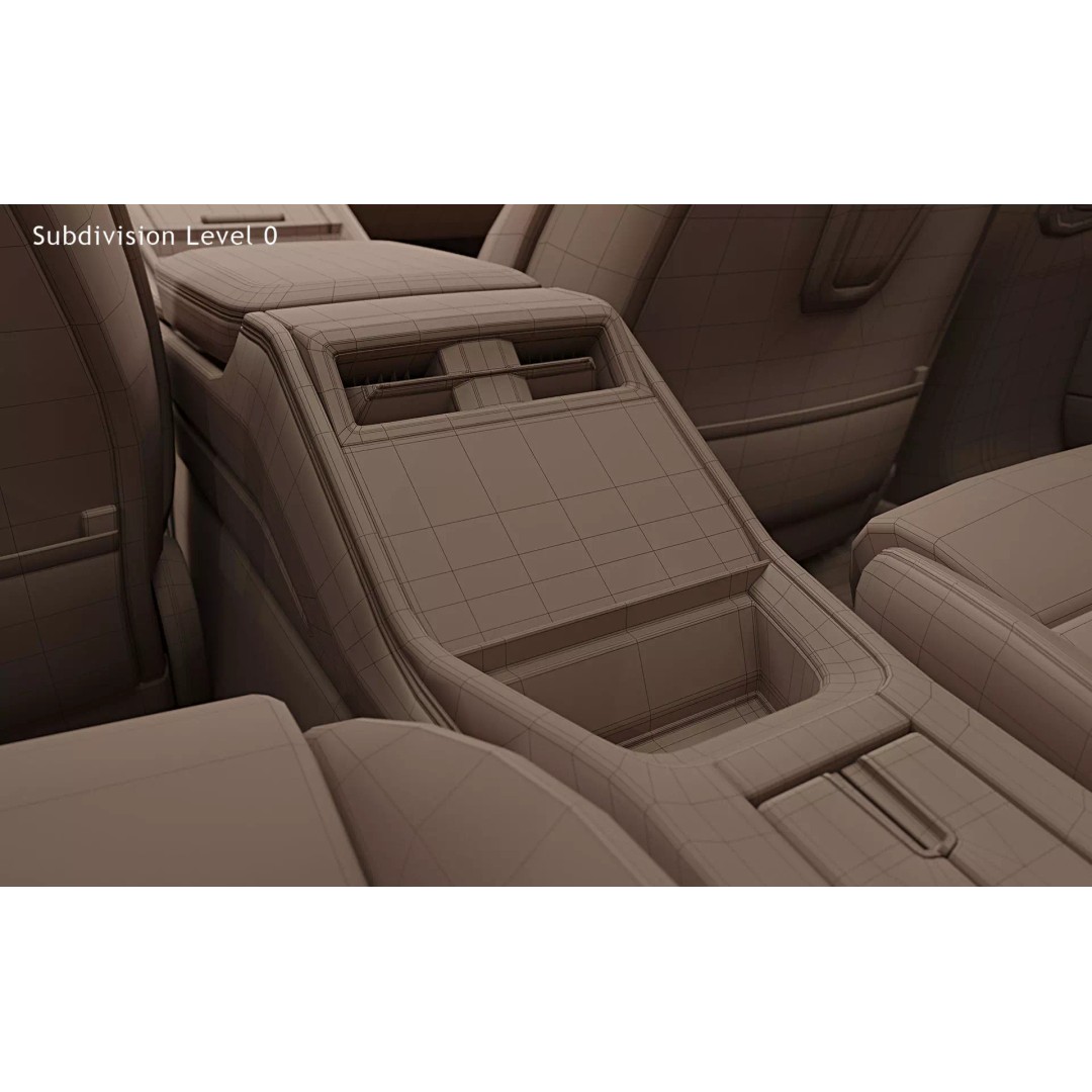 2024 Porsche Panamera 4 3D Model – High Poly Game-Ready Asset, FBX, OBJ - View 37