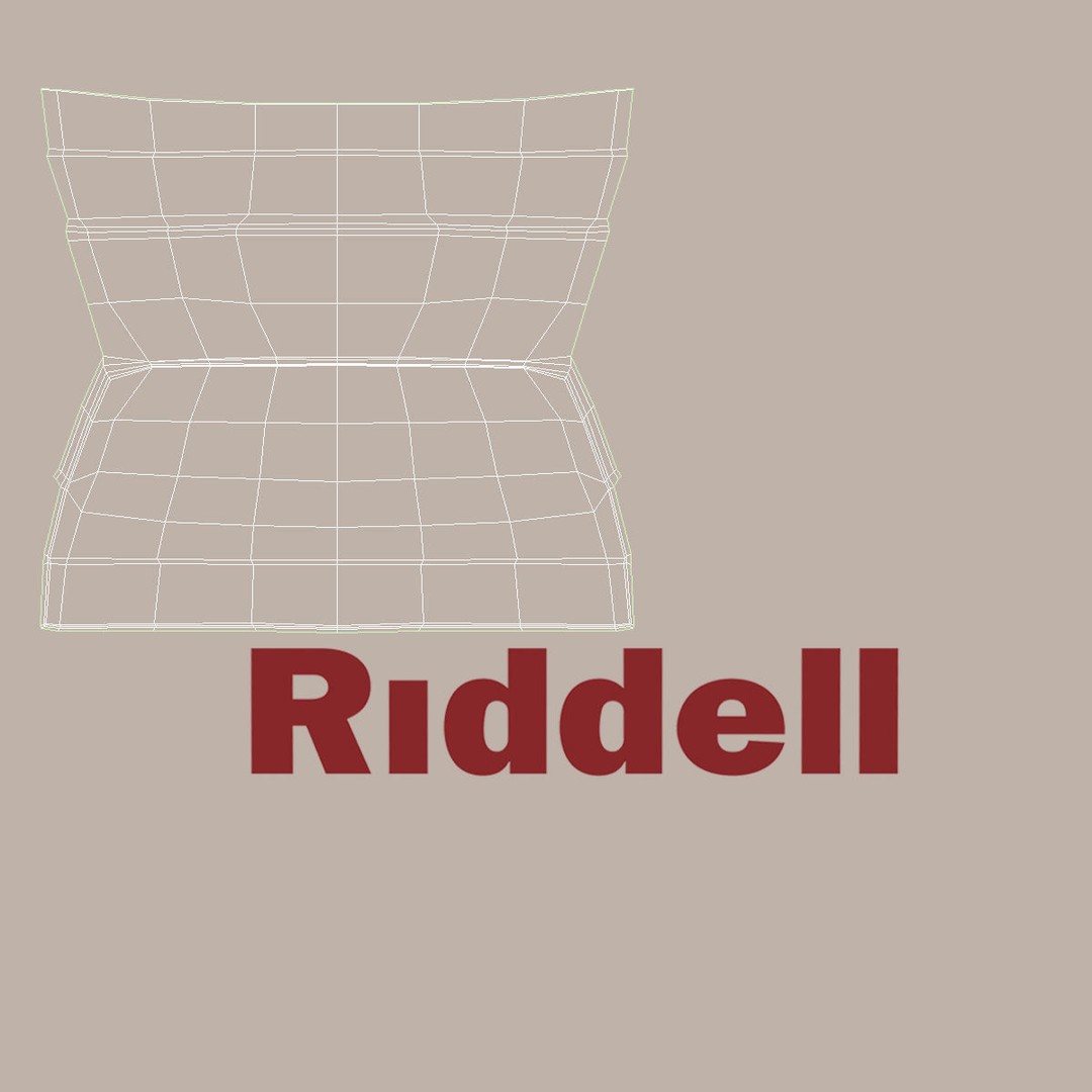 Riddel Speedflex Helmet 3D Model – Low Poly Game Asset, PBR Textures