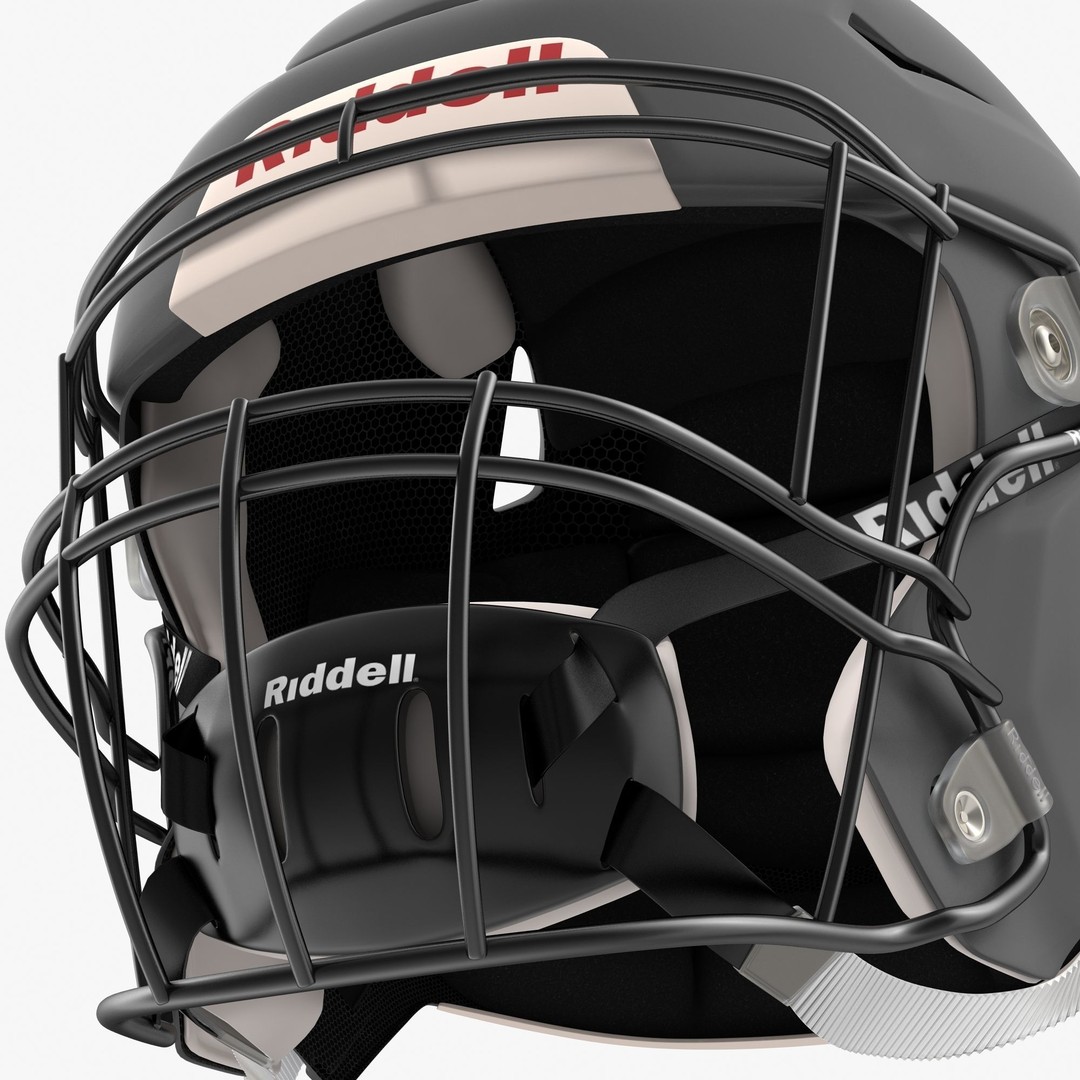 Riddel Speedflex Helmet 3D Model – Low Poly Game Asset, PBR Textures - View 23