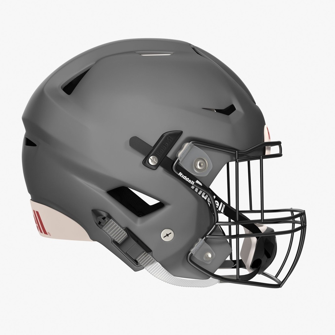 Riddel Speedflex Helmet 3D Model – Low Poly Game Asset, PBR Textures - View 8