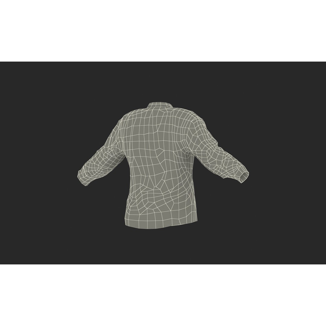Detroit Red Wings Hockey Jersey 3D Model – High Quality PBR Textured Asset - View 18