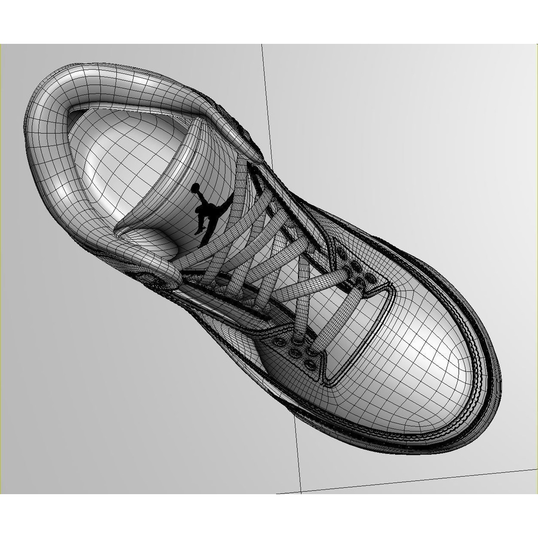 Nike Air Jordan 3 3D Model – Photorealistic Game Asset, FBX, OBJ - View 17
