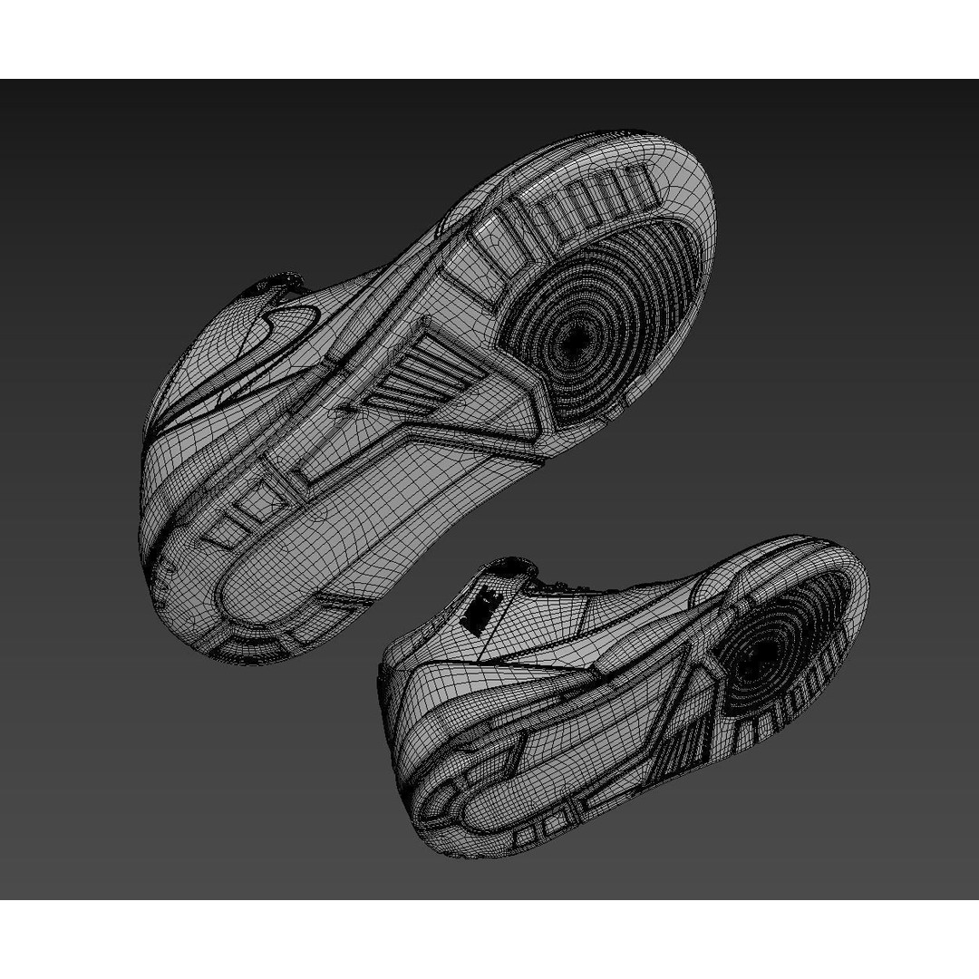 Nike Air Jordan 3 3D Model – Photorealistic Game Asset, FBX, OBJ - View 18