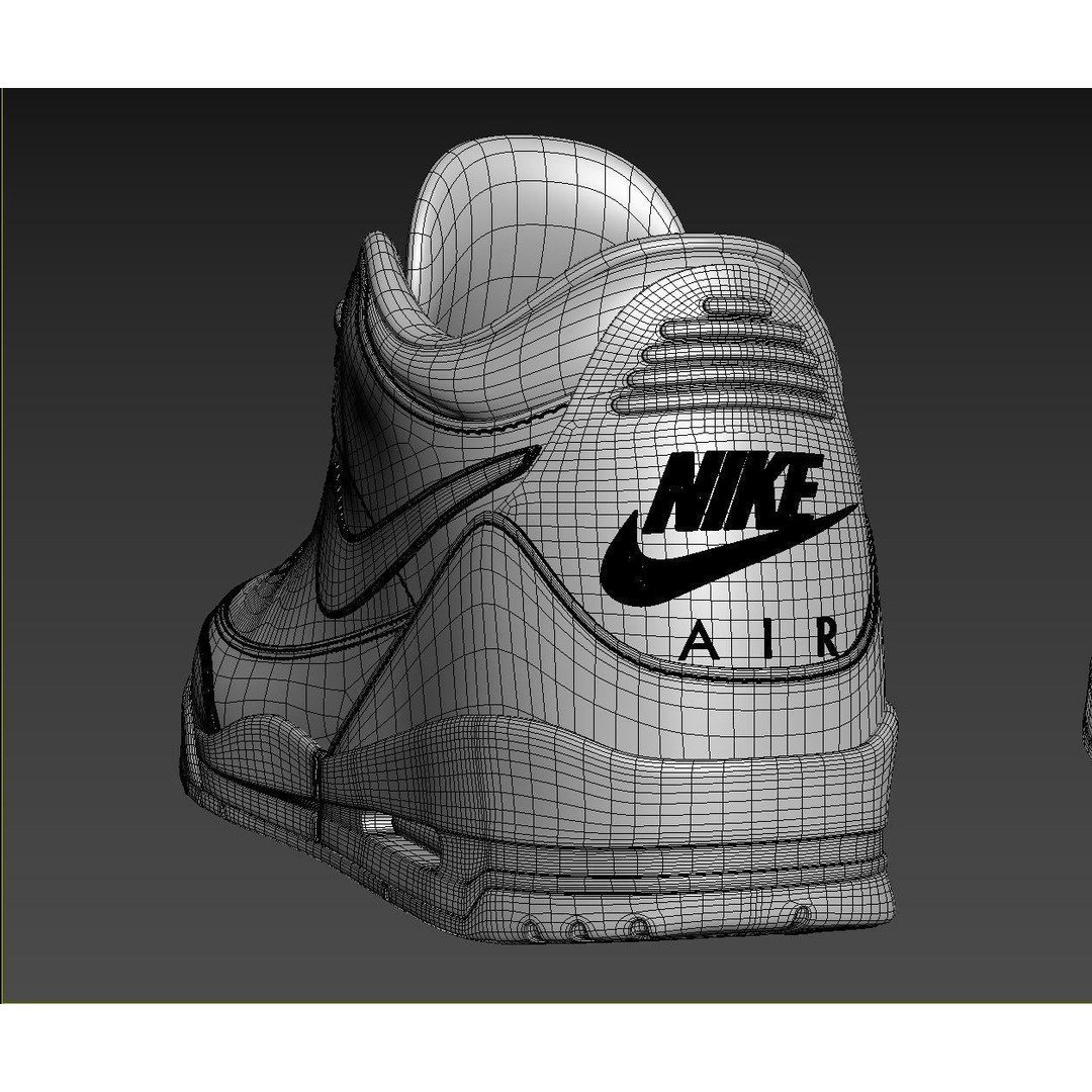 Nike Air Jordan 3 3D Model – Photorealistic Game Asset, FBX, OBJ - View 19