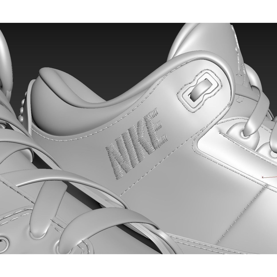 Nike Air Jordan 3 3D Model – Photorealistic Game Asset, FBX, OBJ - View 9