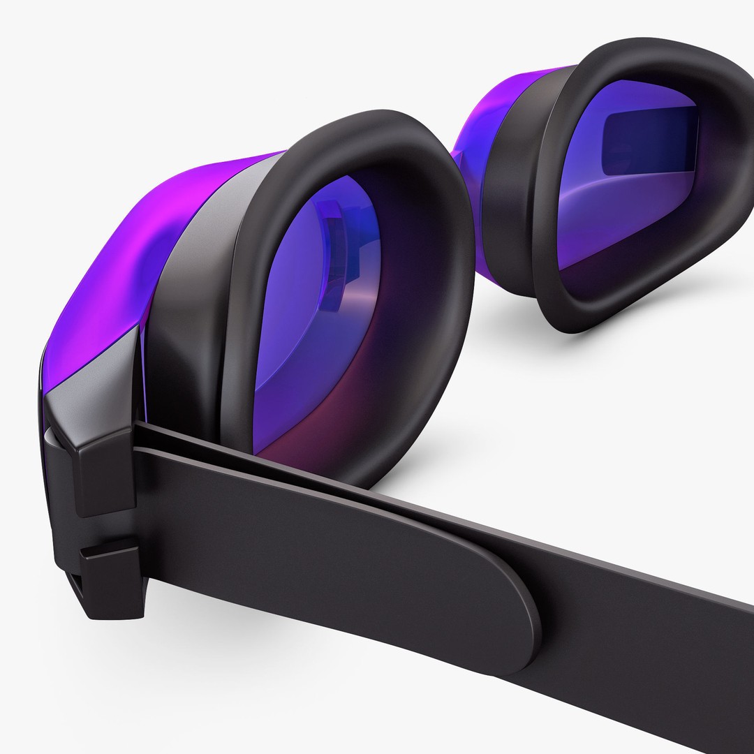Swim Goggles 3D Model – High-Quality PBR Asset for Rendering - View 10