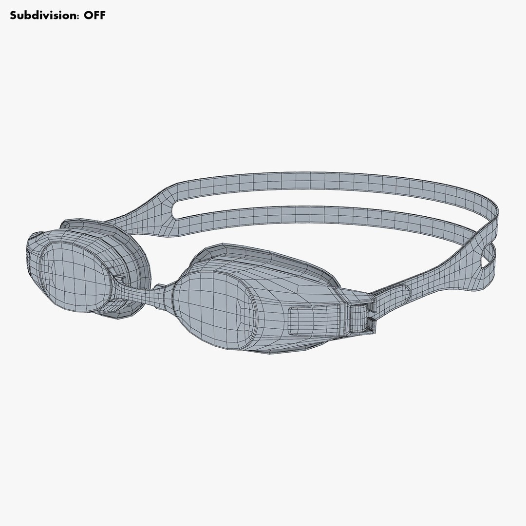 Swim Goggles 3D Model – High-Quality PBR Asset for Rendering - View 13