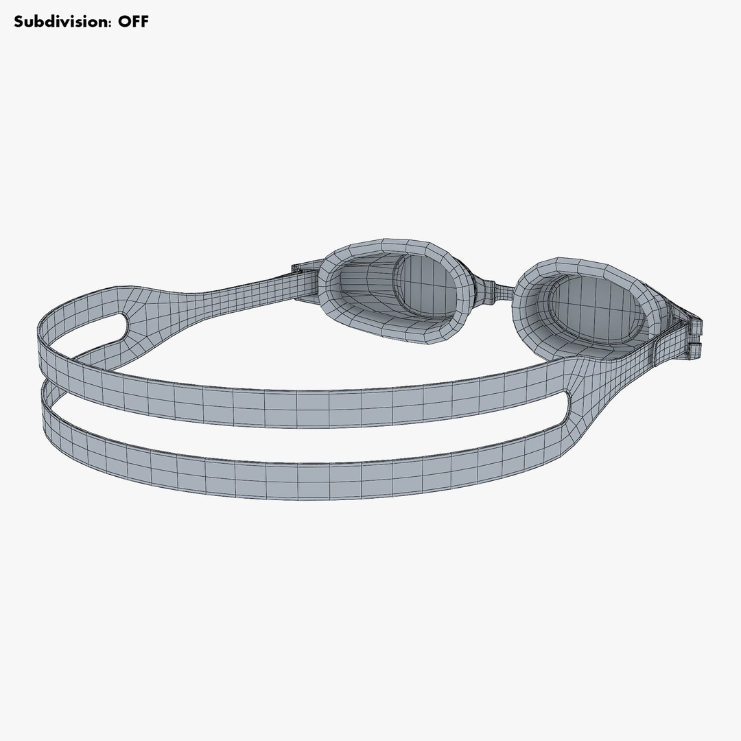 Swim Goggles 3D Model – High-Quality PBR Asset for Rendering - View 15