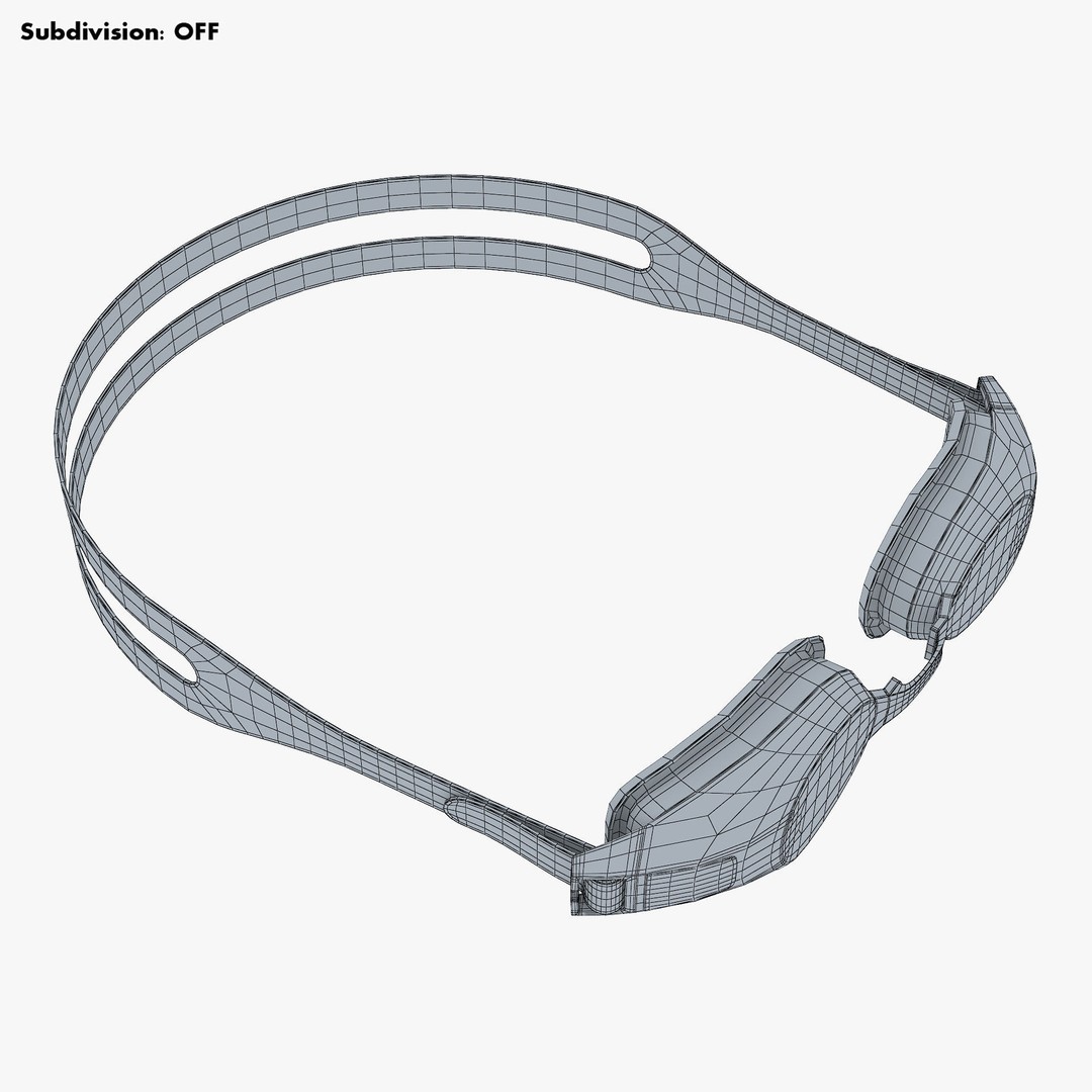 Swim Goggles 3D Model – High-Quality PBR Asset for Rendering - View 17