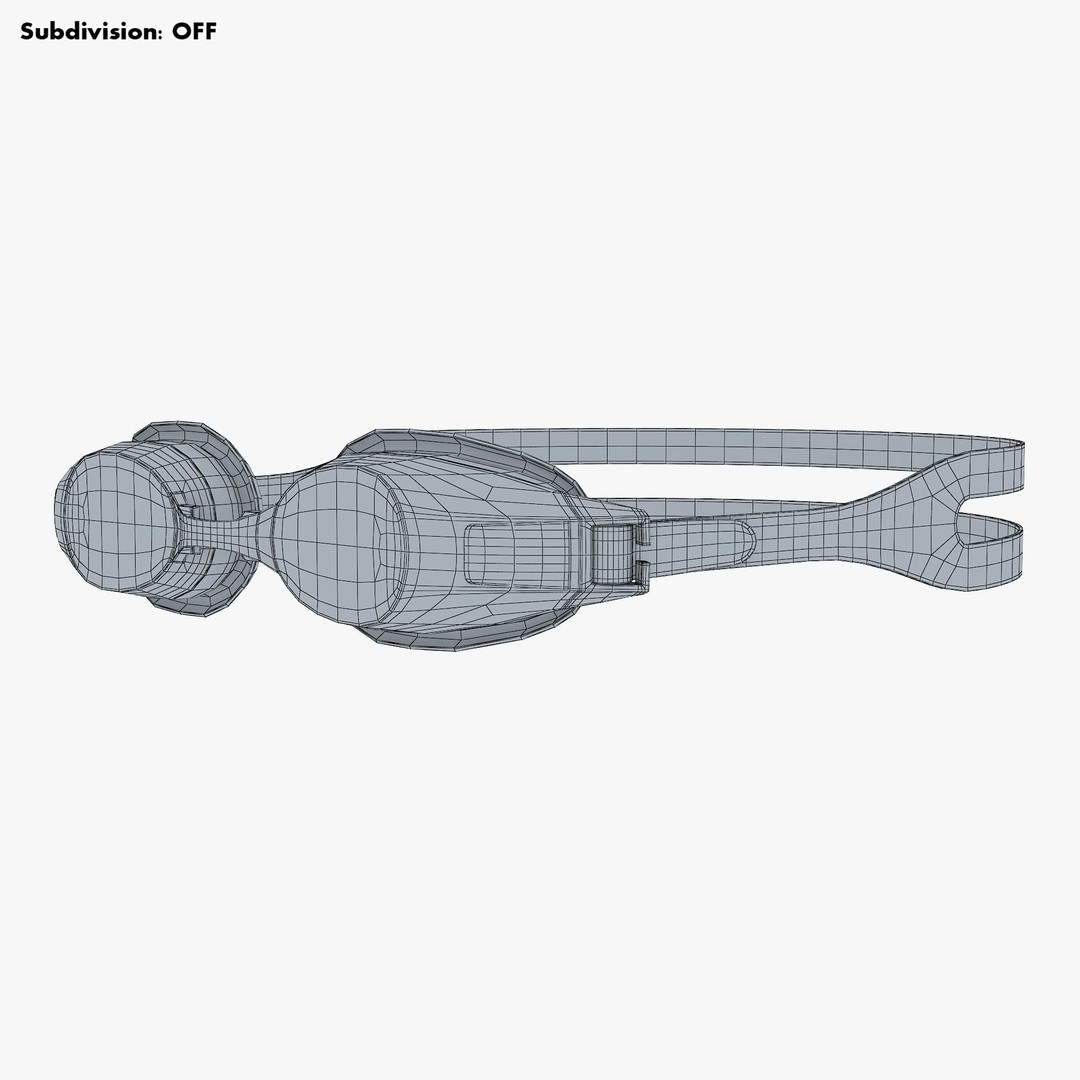 Swim Goggles 3D Model – High-Quality PBR Asset for Rendering - View 19