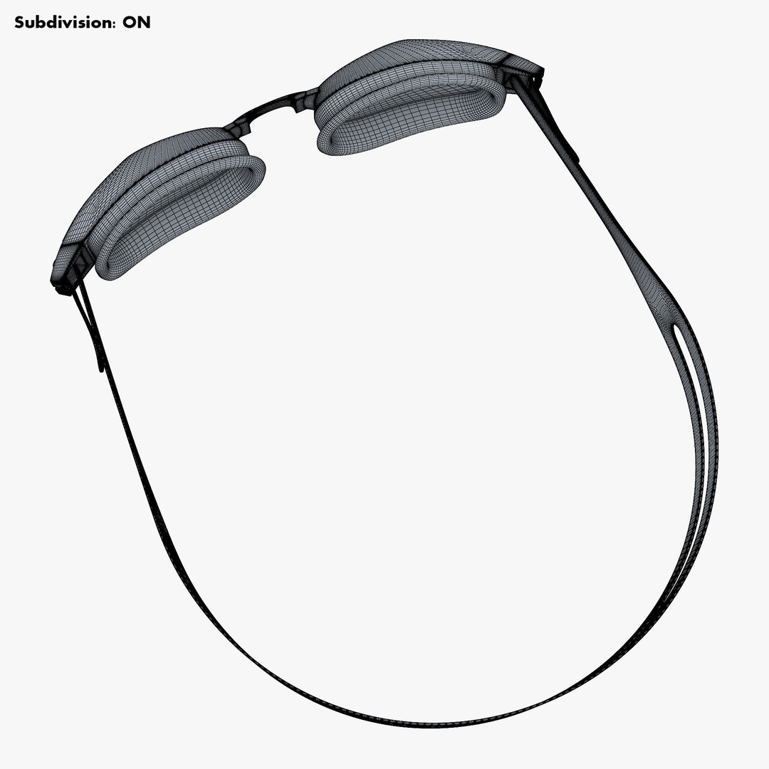 Swim Goggles 3D Model – High-Quality PBR Asset for Rendering - View 20