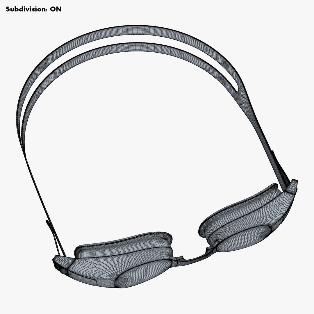 Swim Goggles 3D Model – High-Quality PBR Asset for Rendering - View 22