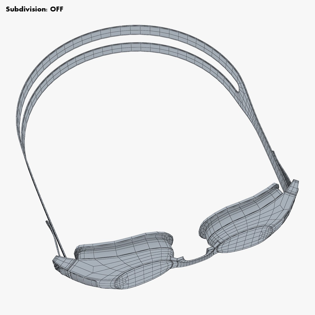 Swim Goggles 3D Model – High-Quality PBR Asset for Rendering - View 23
