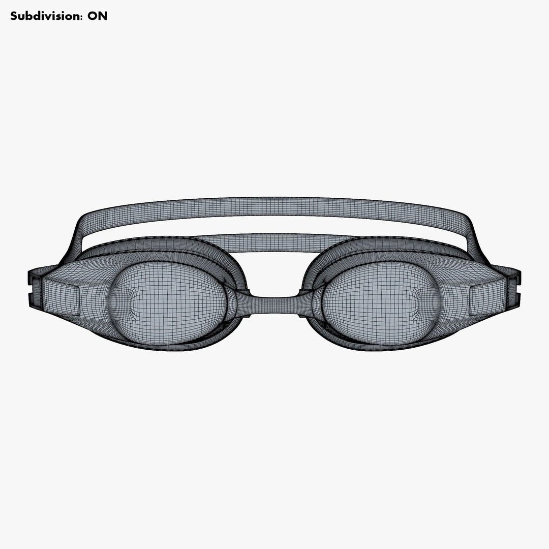 Swim Goggles 3D Model – High-Quality PBR Asset for Rendering - View 24