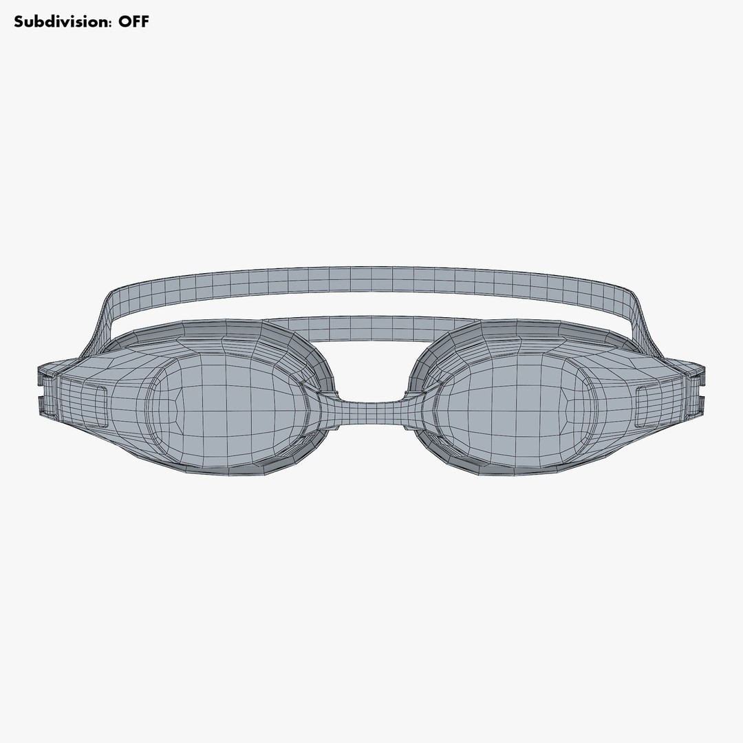 Swim Goggles 3D Model – High-Quality PBR Asset for Rendering - View 25