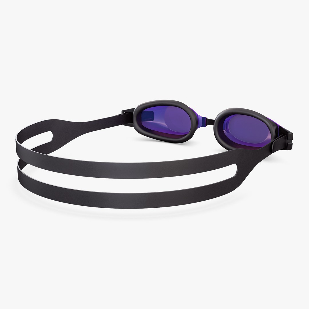 Swim Goggles 3D Model – High-Quality PBR Asset for Rendering - View 3