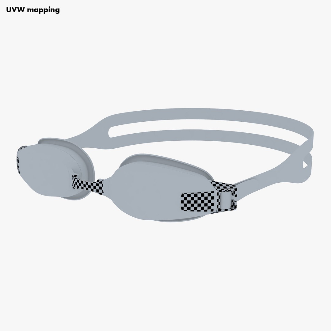 Swim Goggles 3D Model – High-Quality PBR Asset for Rendering - View 32