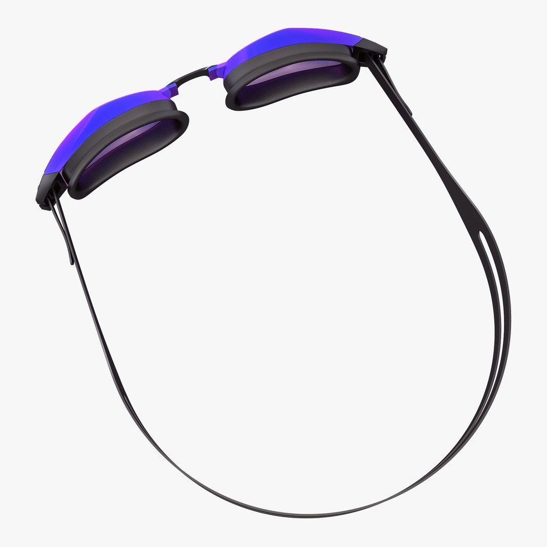 Swim Goggles 3D Model – High-Quality PBR Asset for Rendering - View 6