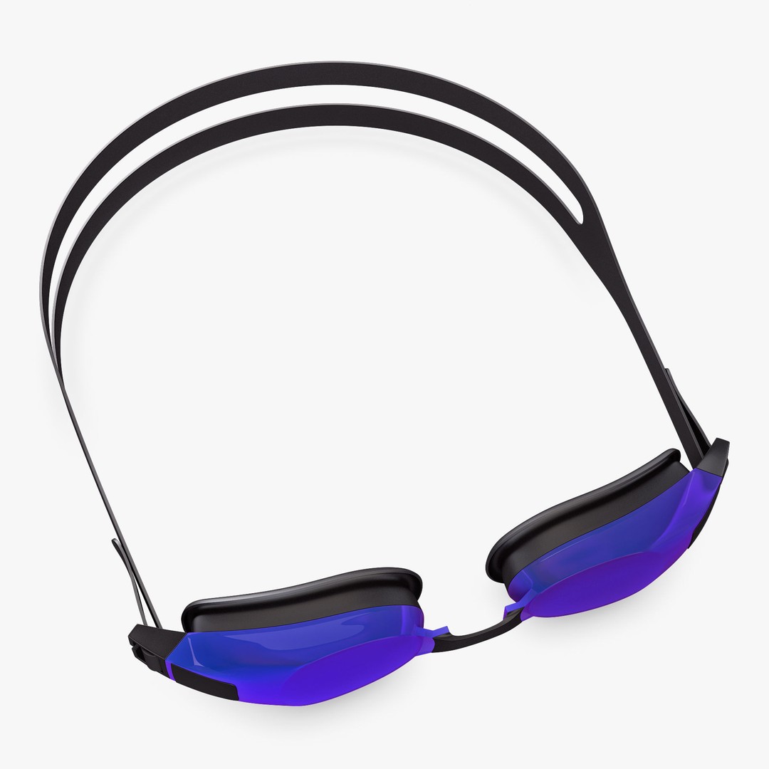 Swim Goggles 3D Model – High-Quality PBR Asset for Rendering - View 7