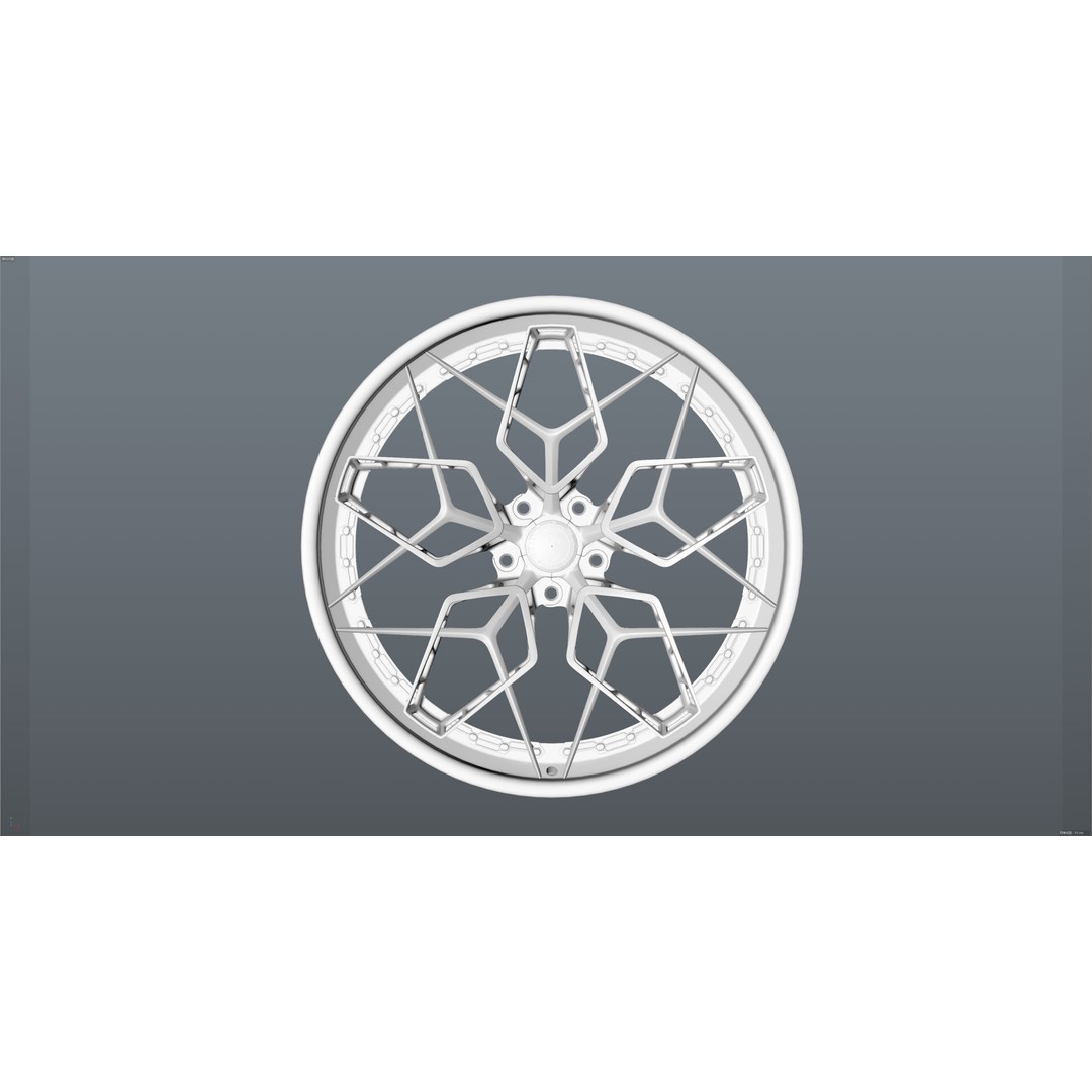 HRE 3D Model – Low Poly Vehicle Part with PBR Textures, FBX - View 16