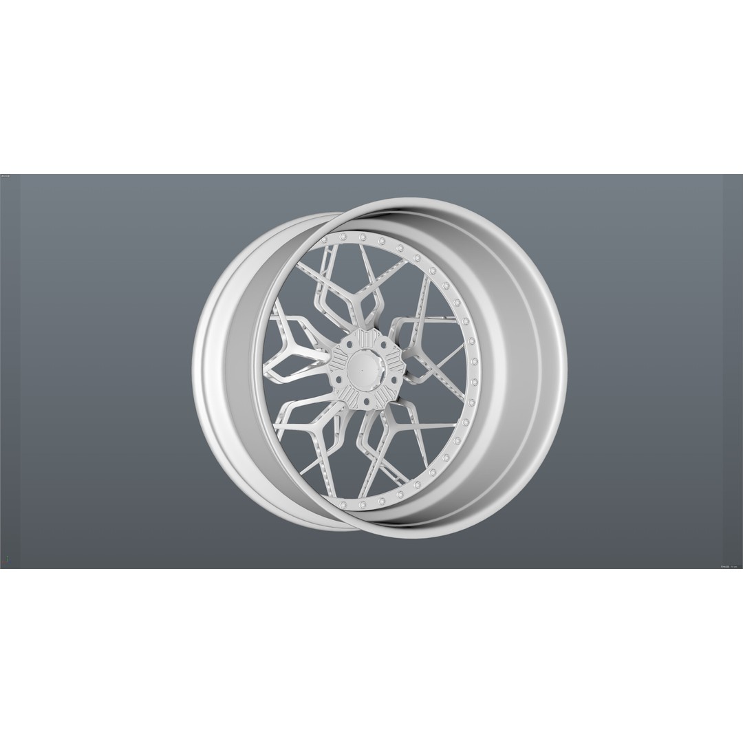 HRE 3D Model – Low Poly Vehicle Part with PBR Textures, FBX - View 18