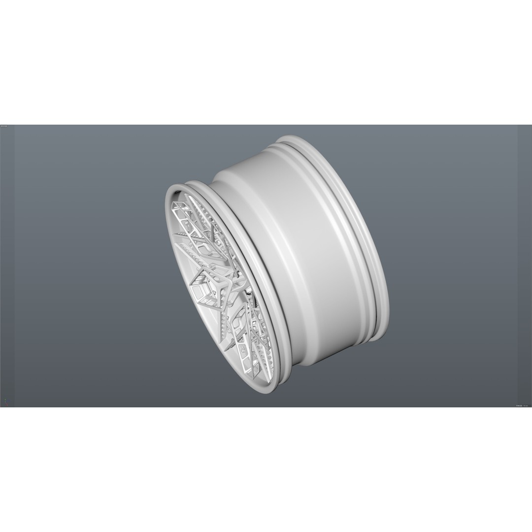 HRE 3D Model – Low Poly Vehicle Part with PBR Textures, FBX - View 20