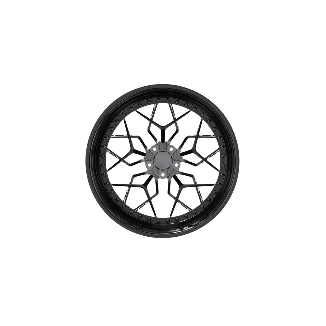 HRE 3D Model – Low Poly Vehicle Part with PBR Textures, FBX - View 7