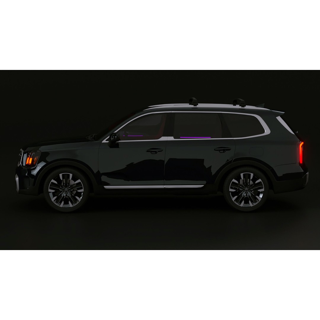 2025 Kia Telluride S 3D Model – High Poly Vehicle, FBX, OBJ, PBR - View 9