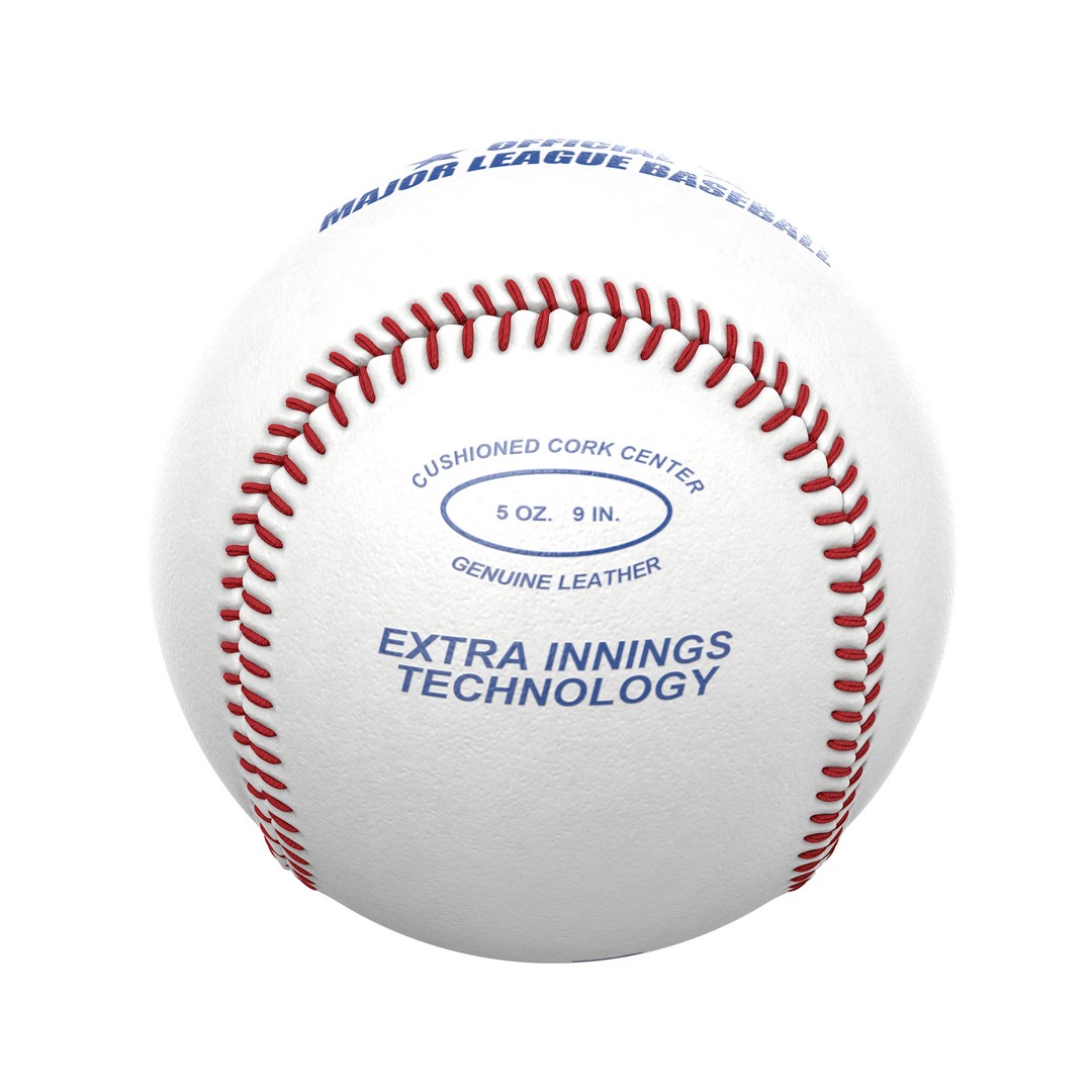 Baseball 3D Model – Photorealistic High Poly Asset, FBX, OBJ - View 15