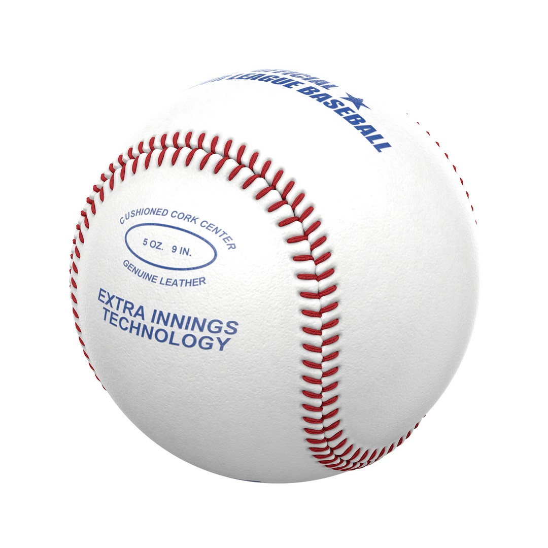 Baseball 3D Model – Photorealistic High Poly Asset, FBX, OBJ - View 18