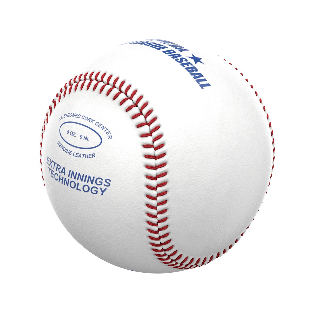 Baseball 3D Model – Photorealistic High Poly Asset, FBX, OBJ - View 19