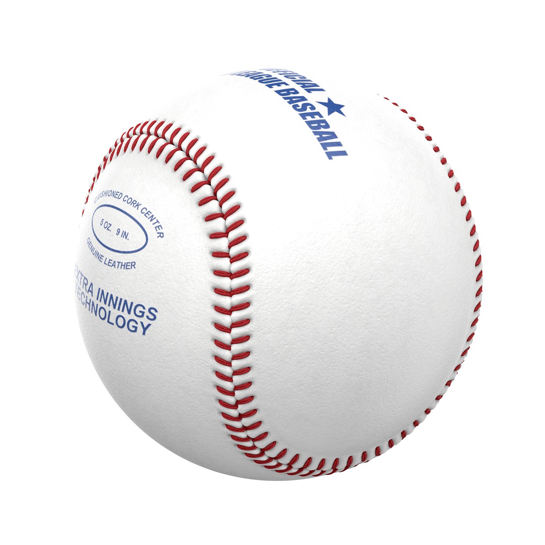 Baseball 3D Model – Photorealistic High Poly Asset, FBX, OBJ - View 20