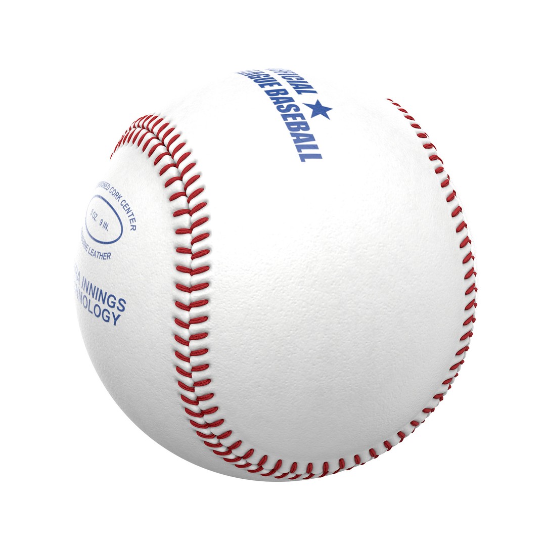 Baseball 3D Model – Photorealistic High Poly Asset, FBX, OBJ - View 21