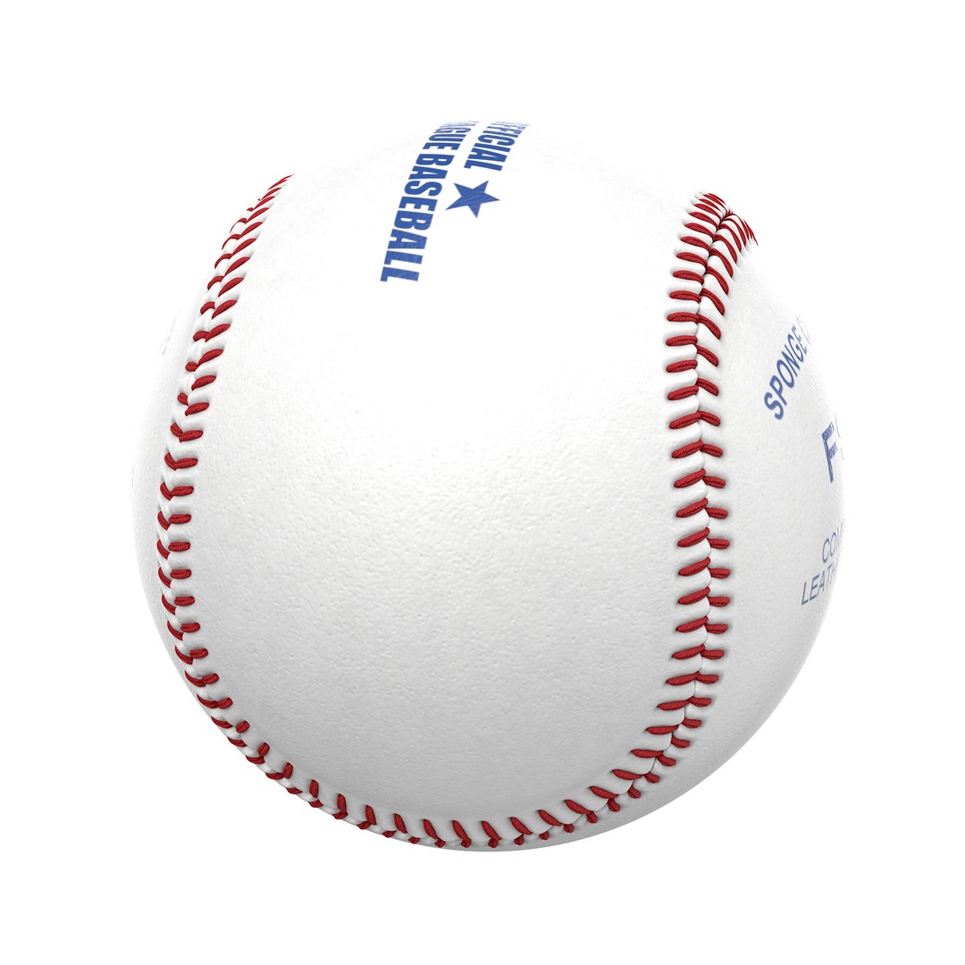 Baseball 3D Model – Photorealistic High Poly Asset, FBX, OBJ - View 24