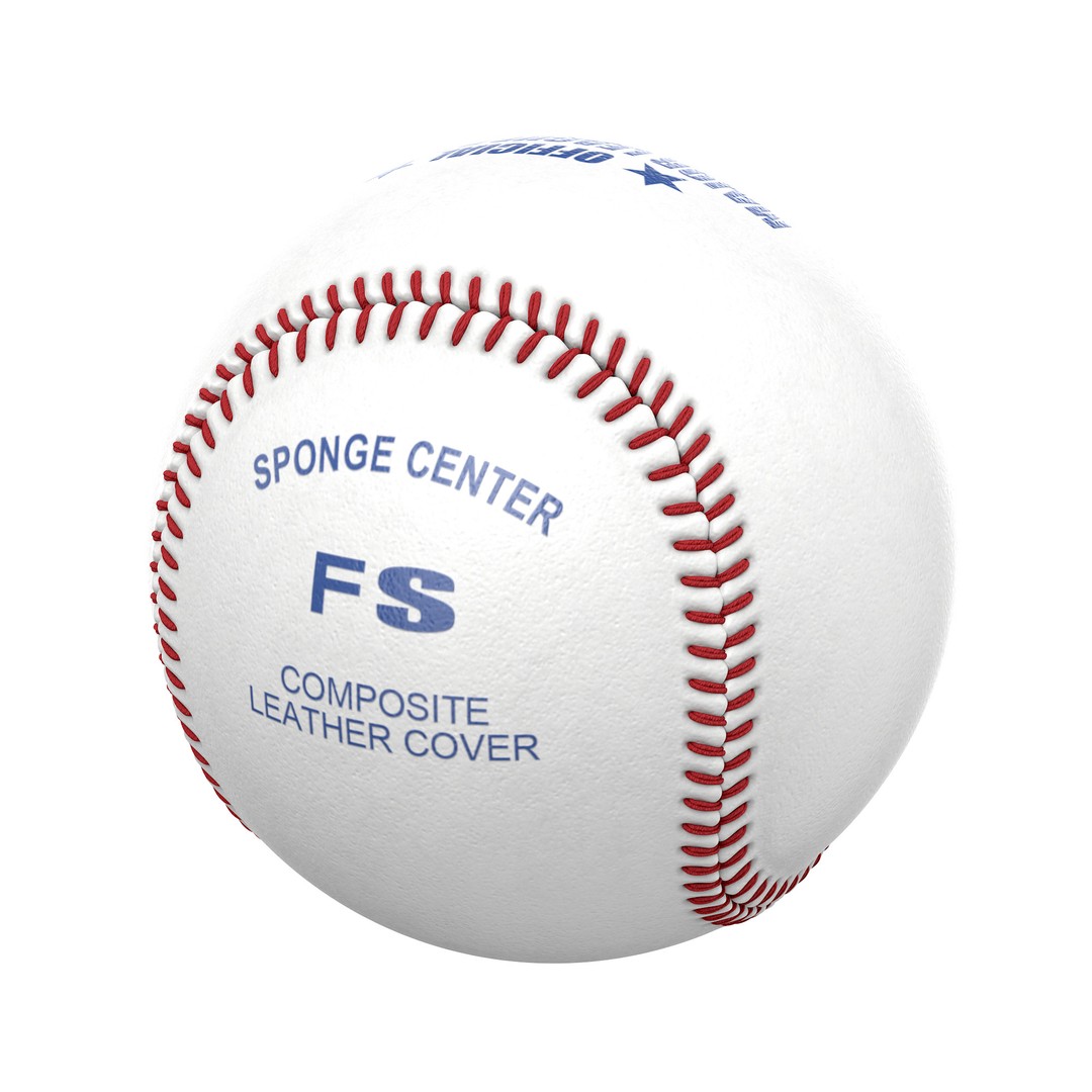 Baseball 3D Model – Photorealistic High Poly Asset, FBX, OBJ - View 33