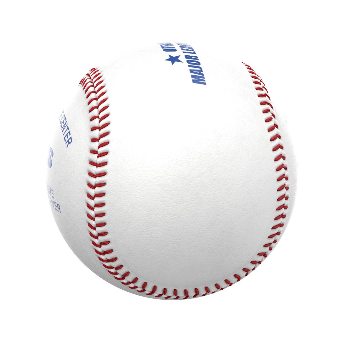 Baseball 3D Model – Photorealistic High Poly Asset, FBX, OBJ - View 38