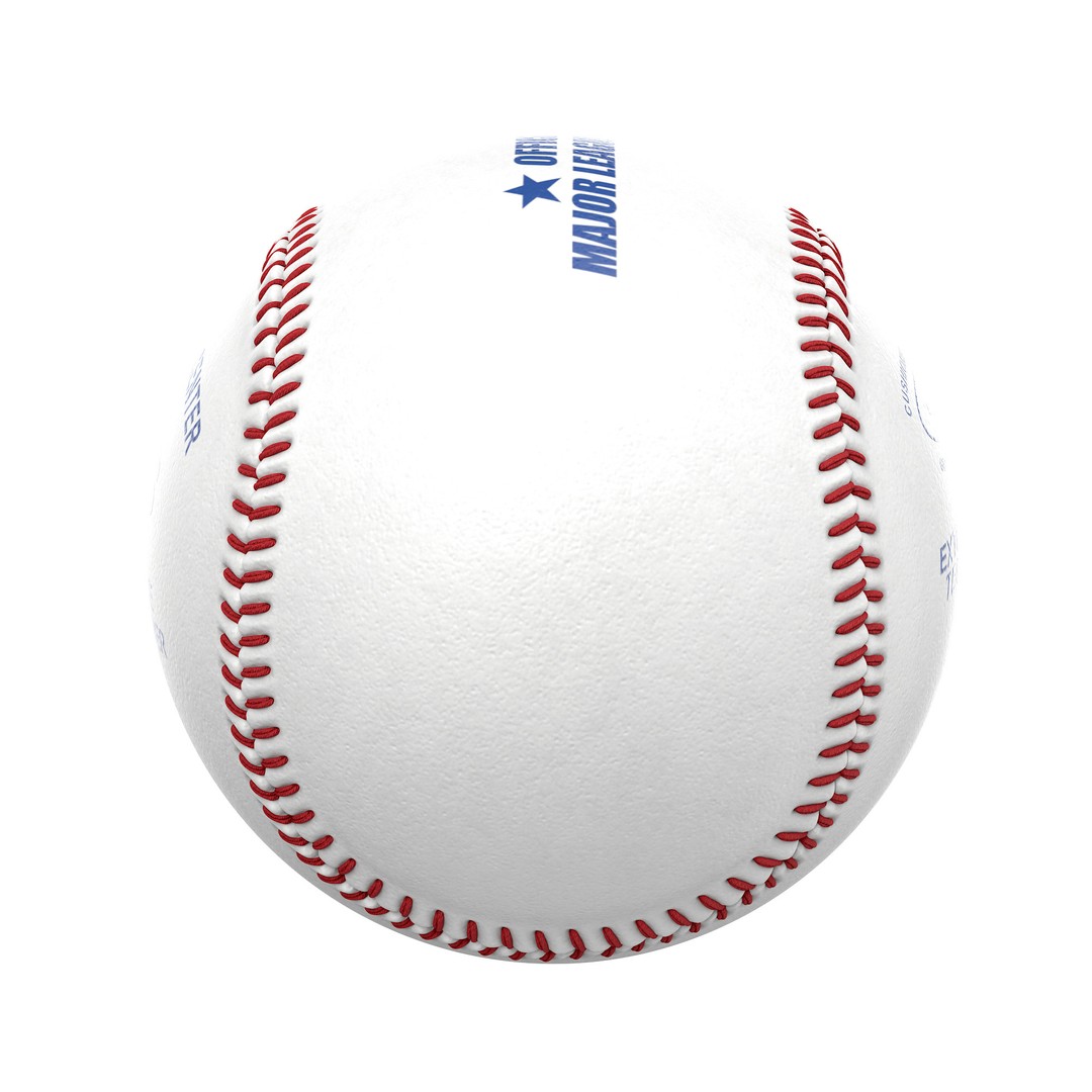Baseball 3D Model – Photorealistic High Poly Asset, FBX, OBJ - View 39