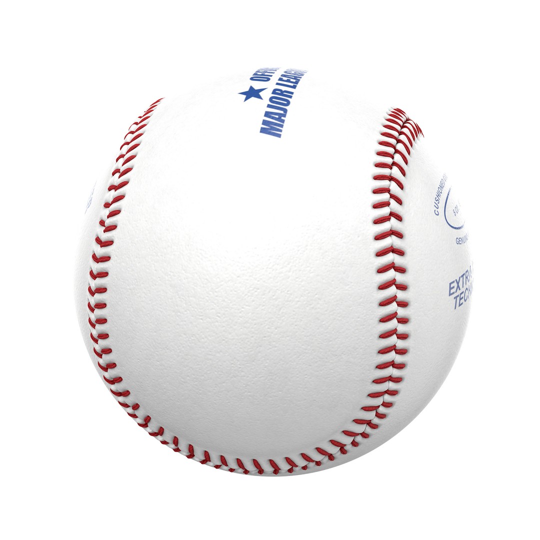 Baseball 3D Model – Photorealistic High Poly Asset, FBX, OBJ - View 40