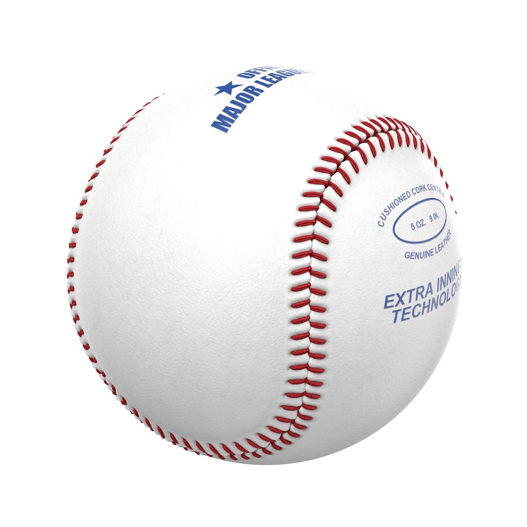 Baseball 3D Model – Photorealistic High Poly Asset, FBX, OBJ - View 42