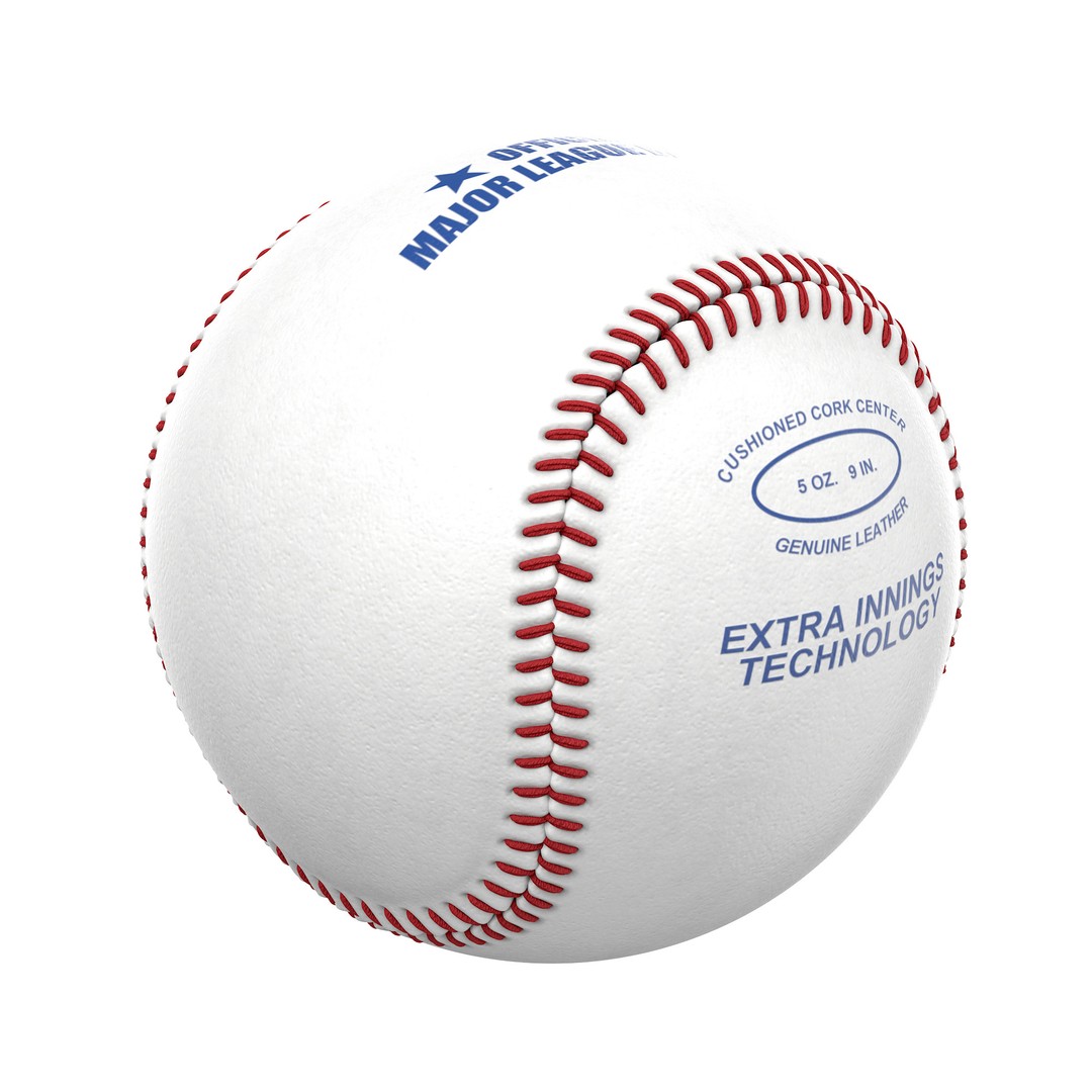 Baseball 3D Model – Photorealistic High Poly Asset, FBX, OBJ - View 43
