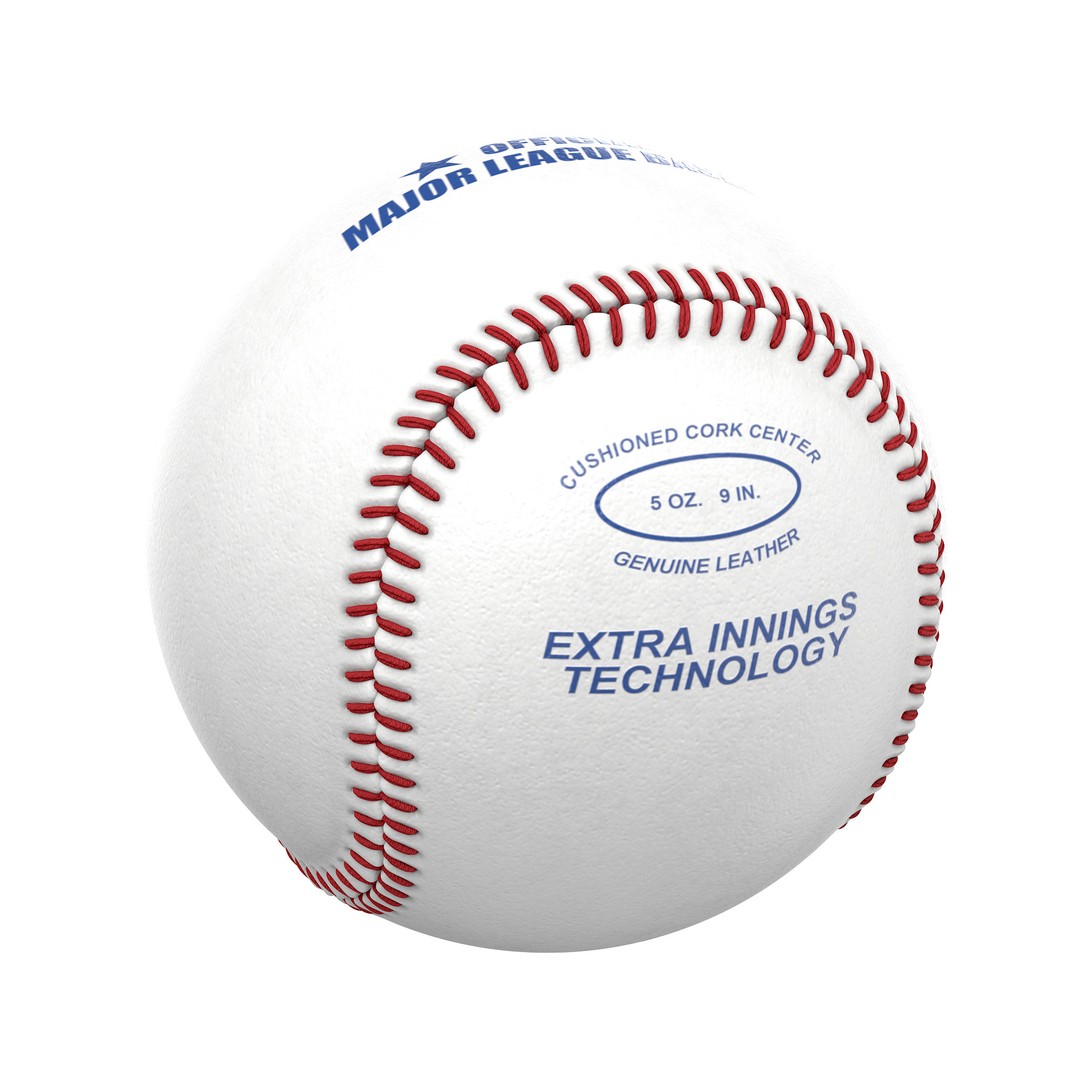 Baseball 3D Model – Photorealistic High Poly Asset, FBX, OBJ - View 45