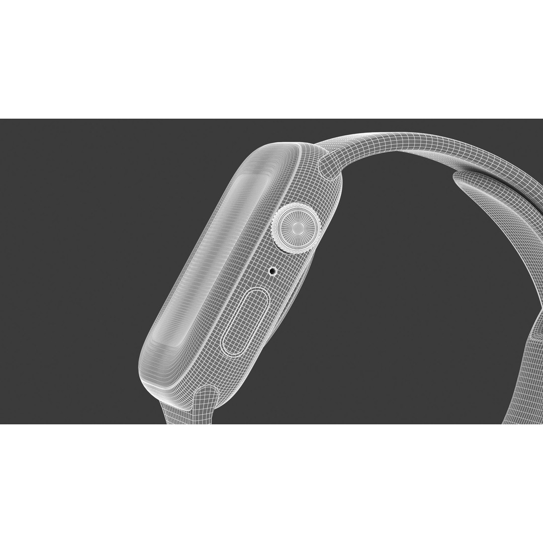 Apple Watch Series 8 3D Model – High Quality PBR Game Asset, FBX, OBJ - View 18