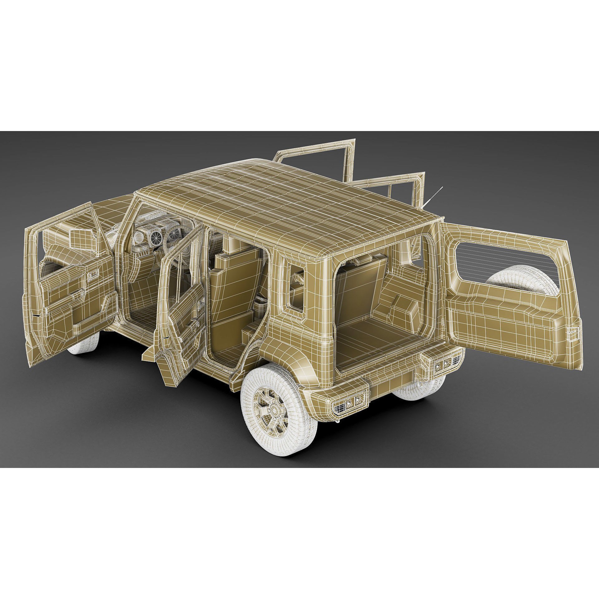 Suzuki Jimny XL 5-Door - Game-Ready 3D Model - View 34