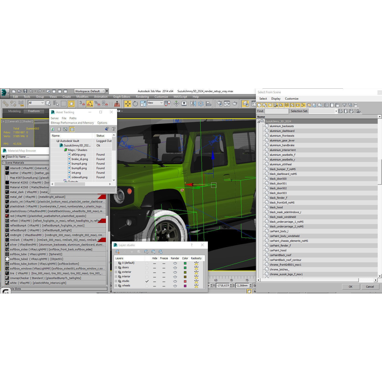 Suzuki Jimny XL 5-Door - Game-Ready 3D Model - View 36