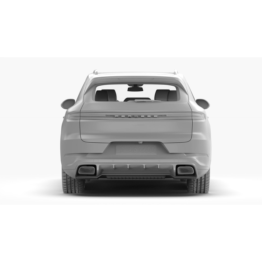 Porsche Cayenne 2024 3D Model – High Poly Game Asset, FBX & OBJ - View 17