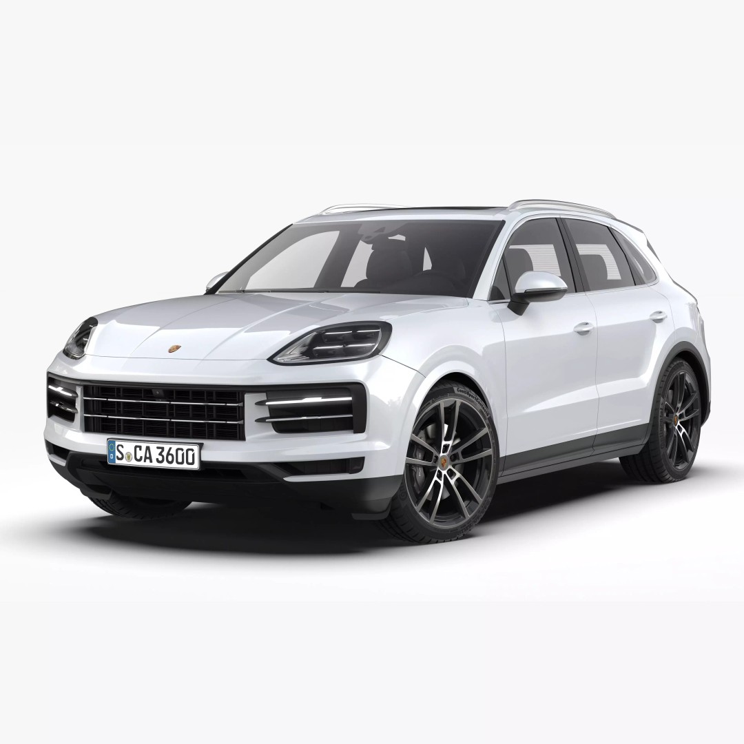 Porsche Cayenne 2024 3D Model – High Poly Game Asset, FBX & OBJ - View 2
