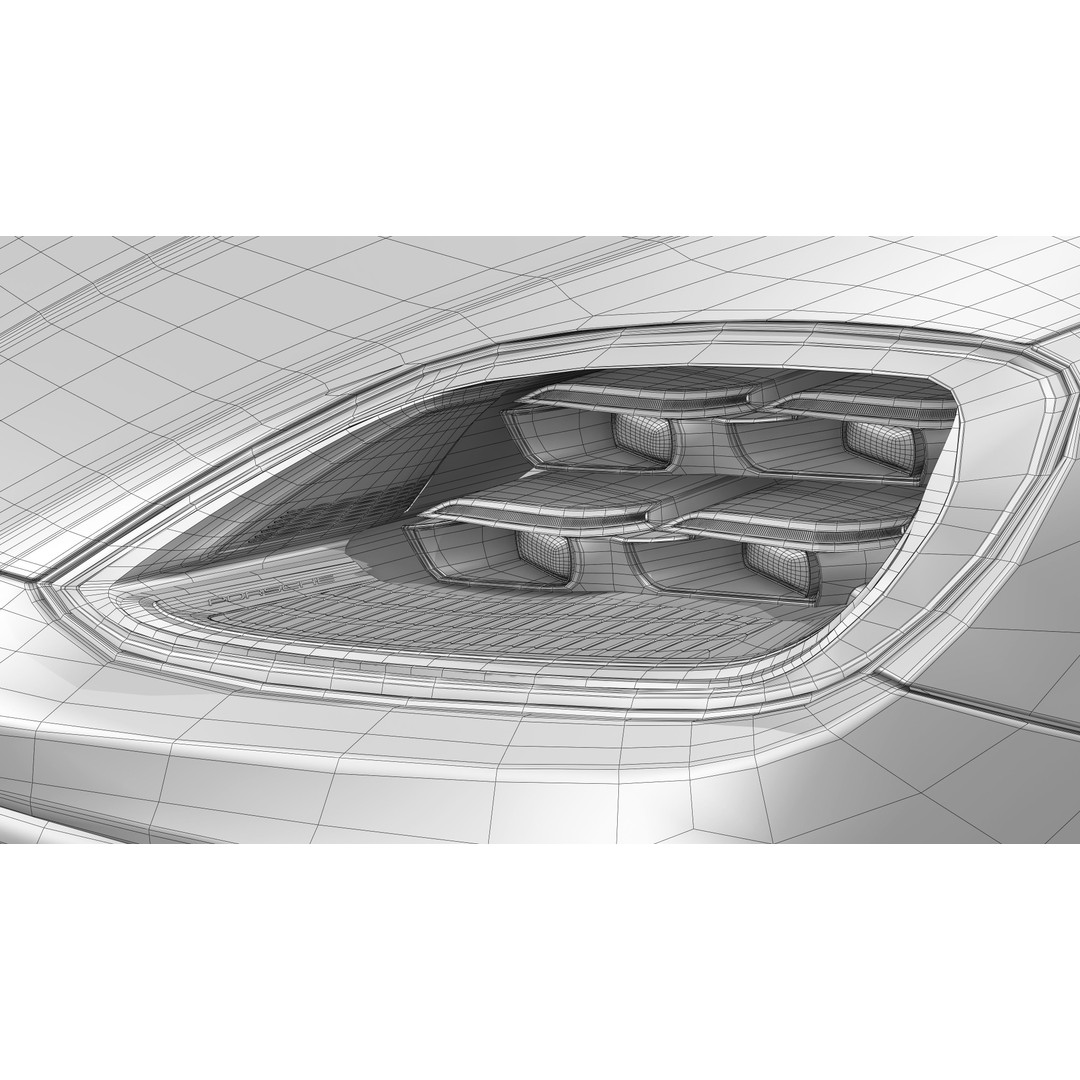 Porsche Cayenne 2024 3D Model – High Poly Game Asset, FBX & OBJ - View 27