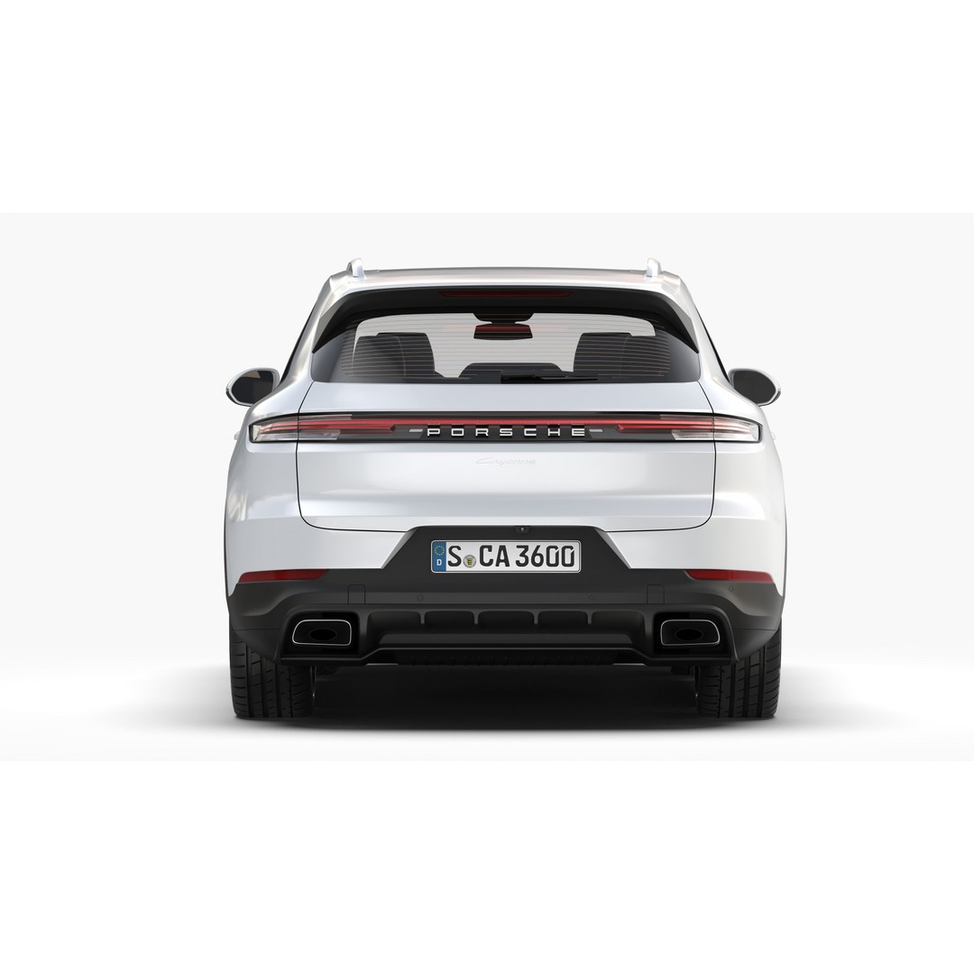 Porsche Cayenne 2024 3D Model – High Poly Game Asset, FBX & OBJ - View 8
