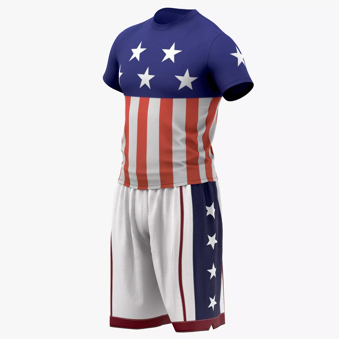 Summer Outfit 3D Model – Low Poly Realistic Clothing, FBX, PBR - View 2