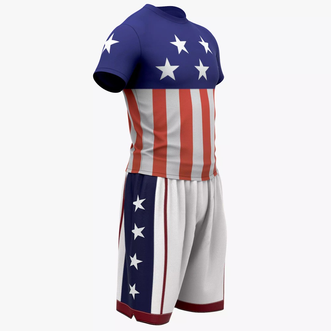 Summer Outfit 3D Model – Low Poly Realistic Clothing, FBX, PBR - View 3